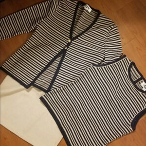 St. John Santana Knit Skirt Set 4-piece